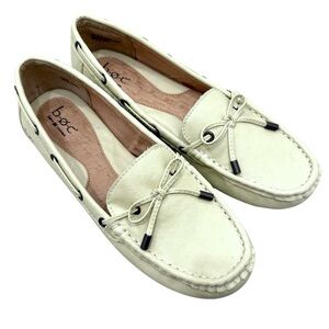 Born concept B.Ø.C BORN Carolann Creme Tassel Leather Loafer Flats